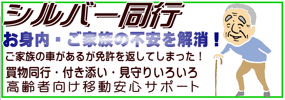 高齢者運転代行,買い物,付き添い,藤沢,運転代行